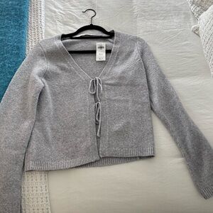 Abercrombie Gray Knit Sweater